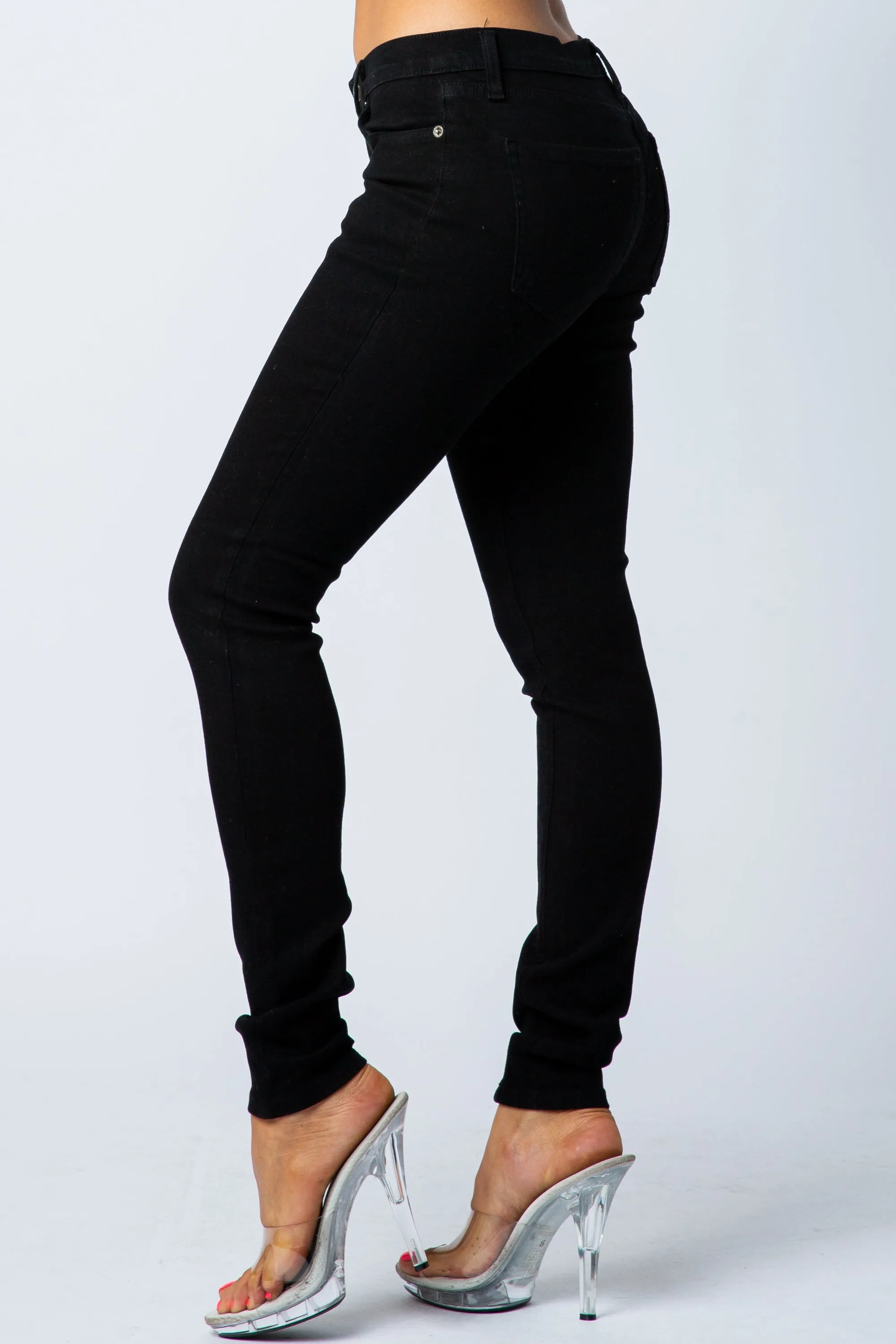 1000 Mid Waisted Skinny Jeans