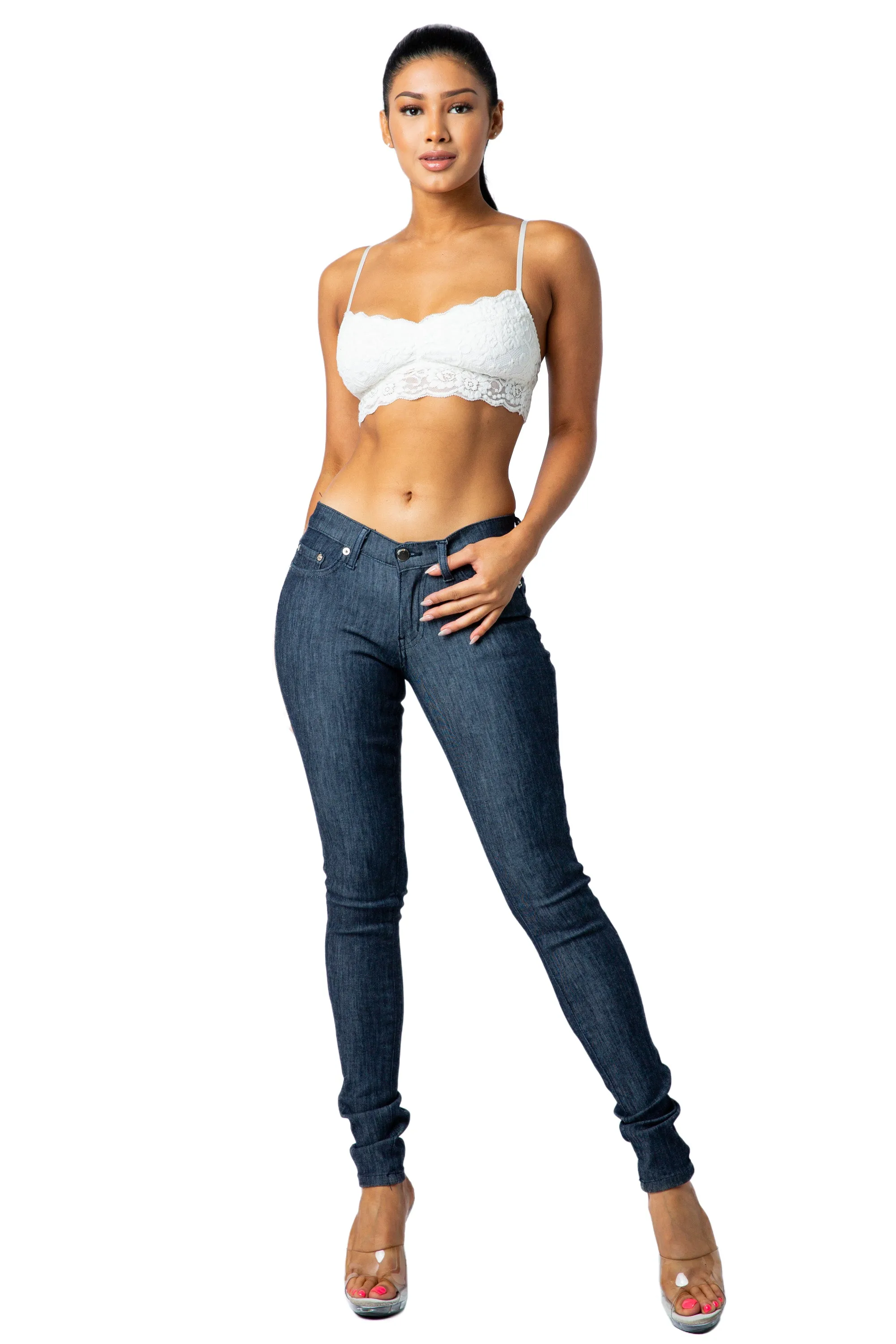1000 Mid Waisted Skinny Jeans