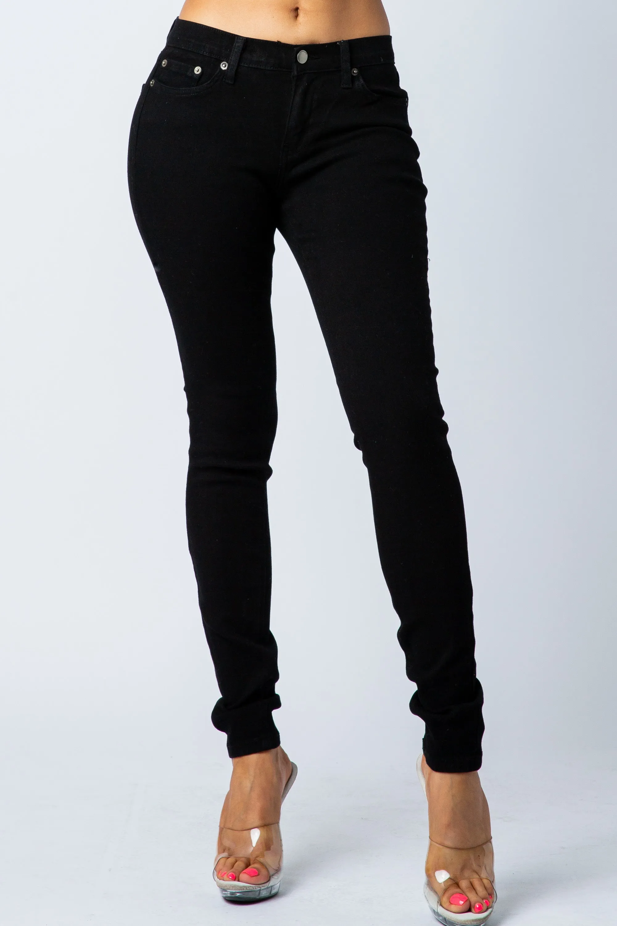 1000 Mid Waisted Skinny Jeans