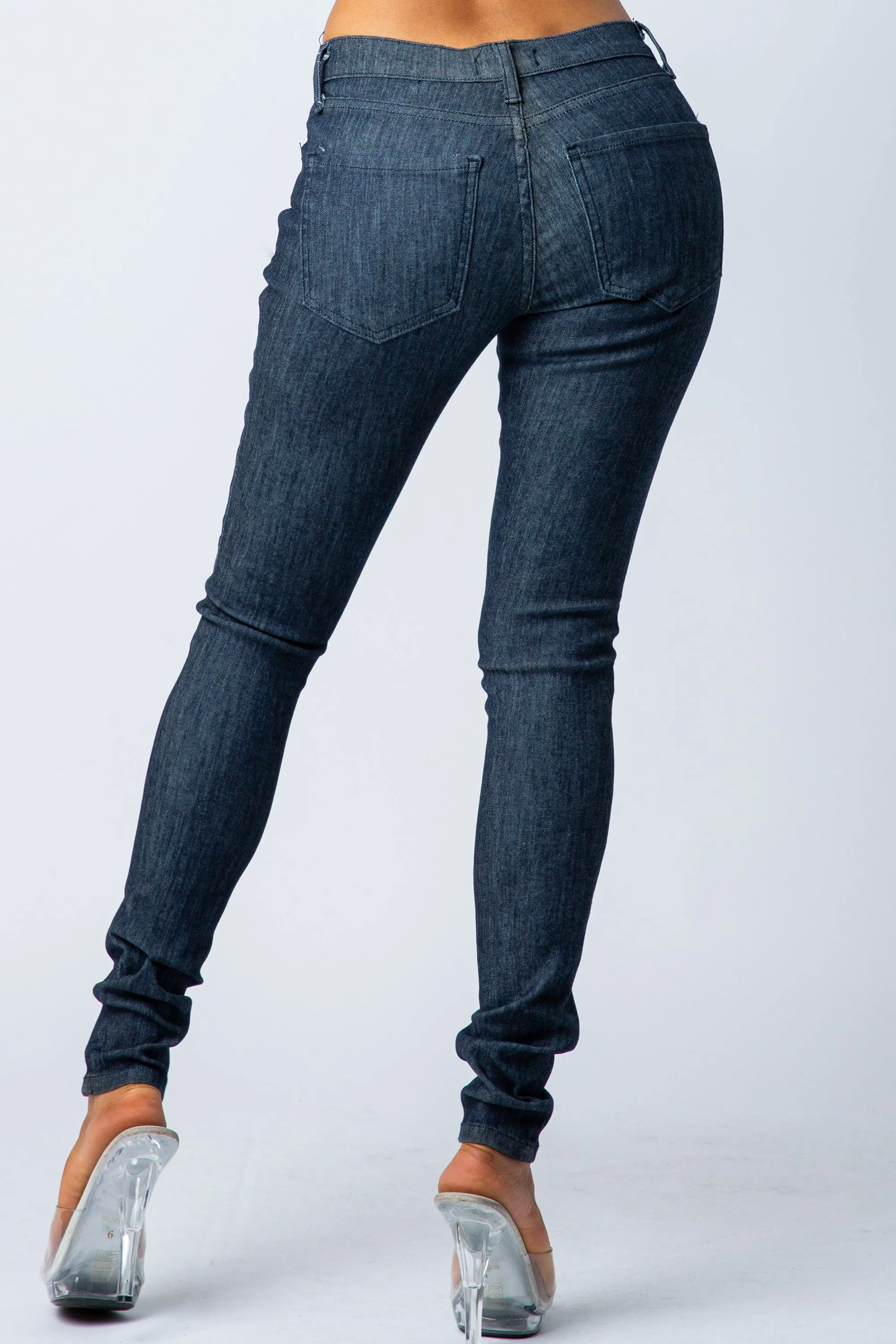 1000 Mid Waisted Skinny Jeans