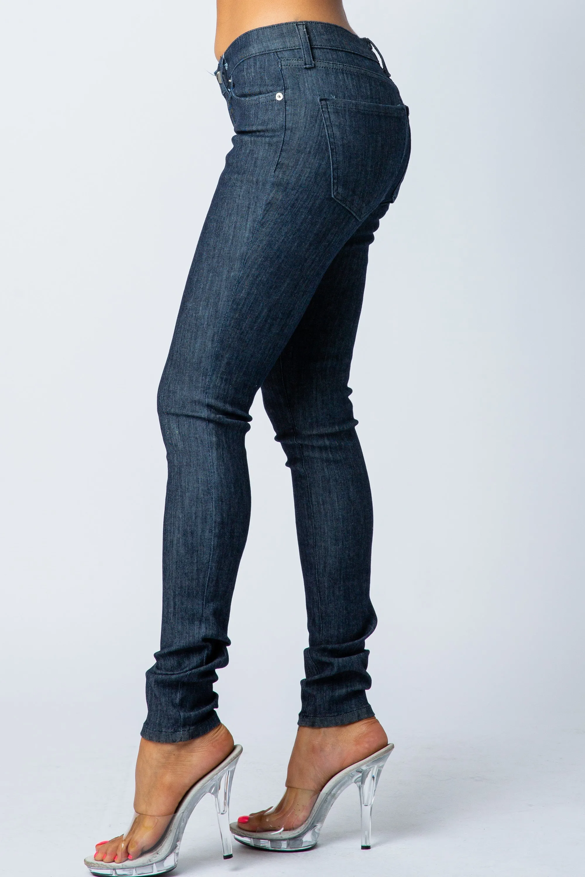 1000 Mid Waisted Skinny Jeans