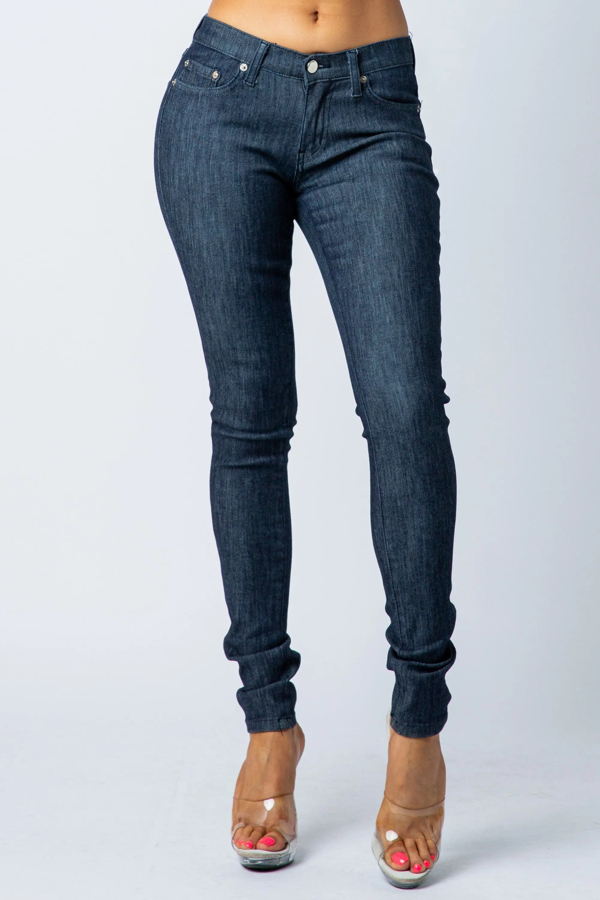 1000 Mid Waisted Skinny Jeans