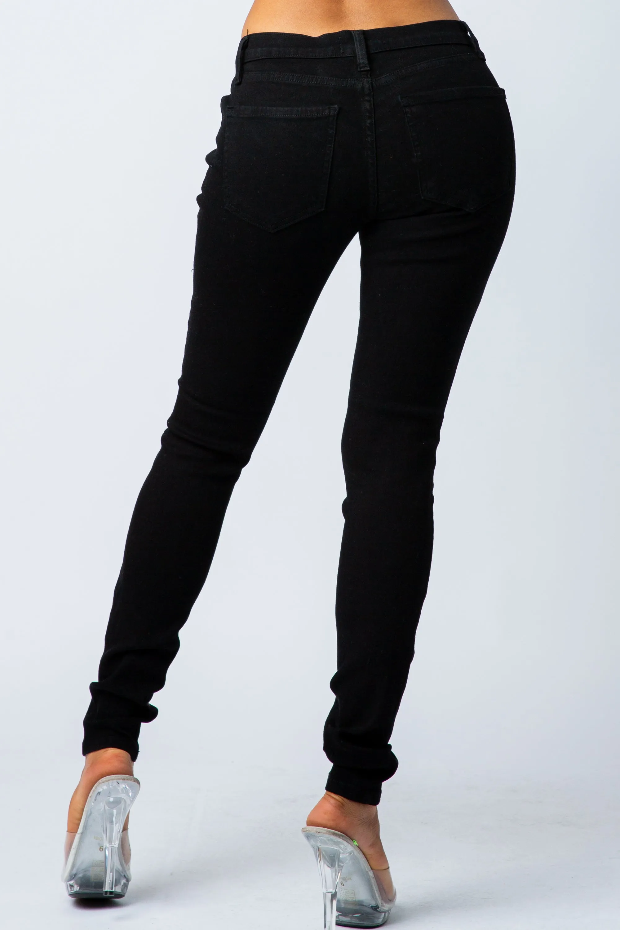 1000 Mid Waisted Skinny Jeans