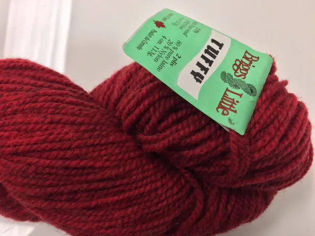 Briggs and Little TUFFY Sock Yarn, 113gm/4oz skeins