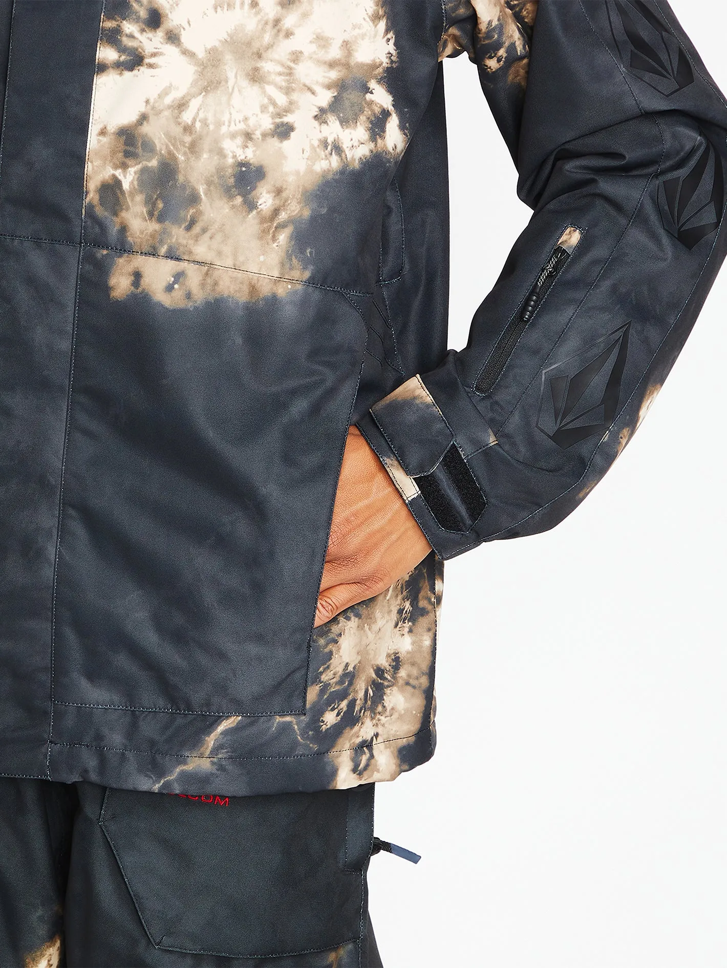 Iconic Stone Insulated Jacket - Bleach Black