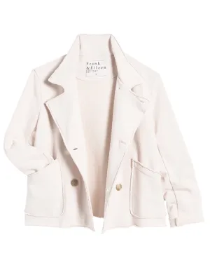 Vintage White Mini Belfast Crop Peacoat