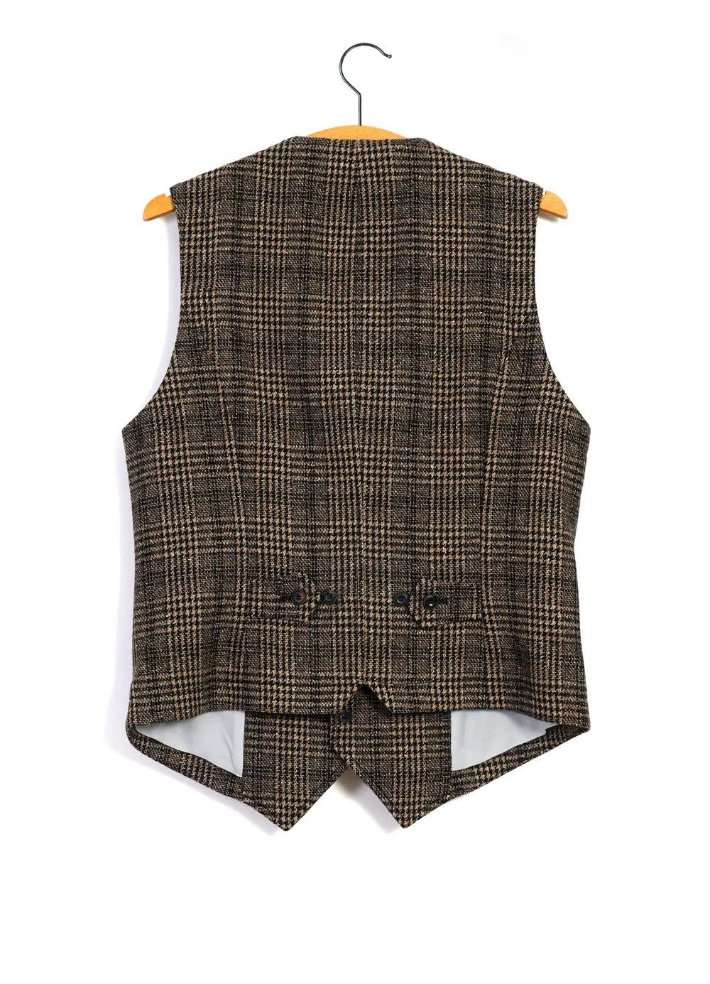 WILLIAM | Lapel Waistcoat | Checkered